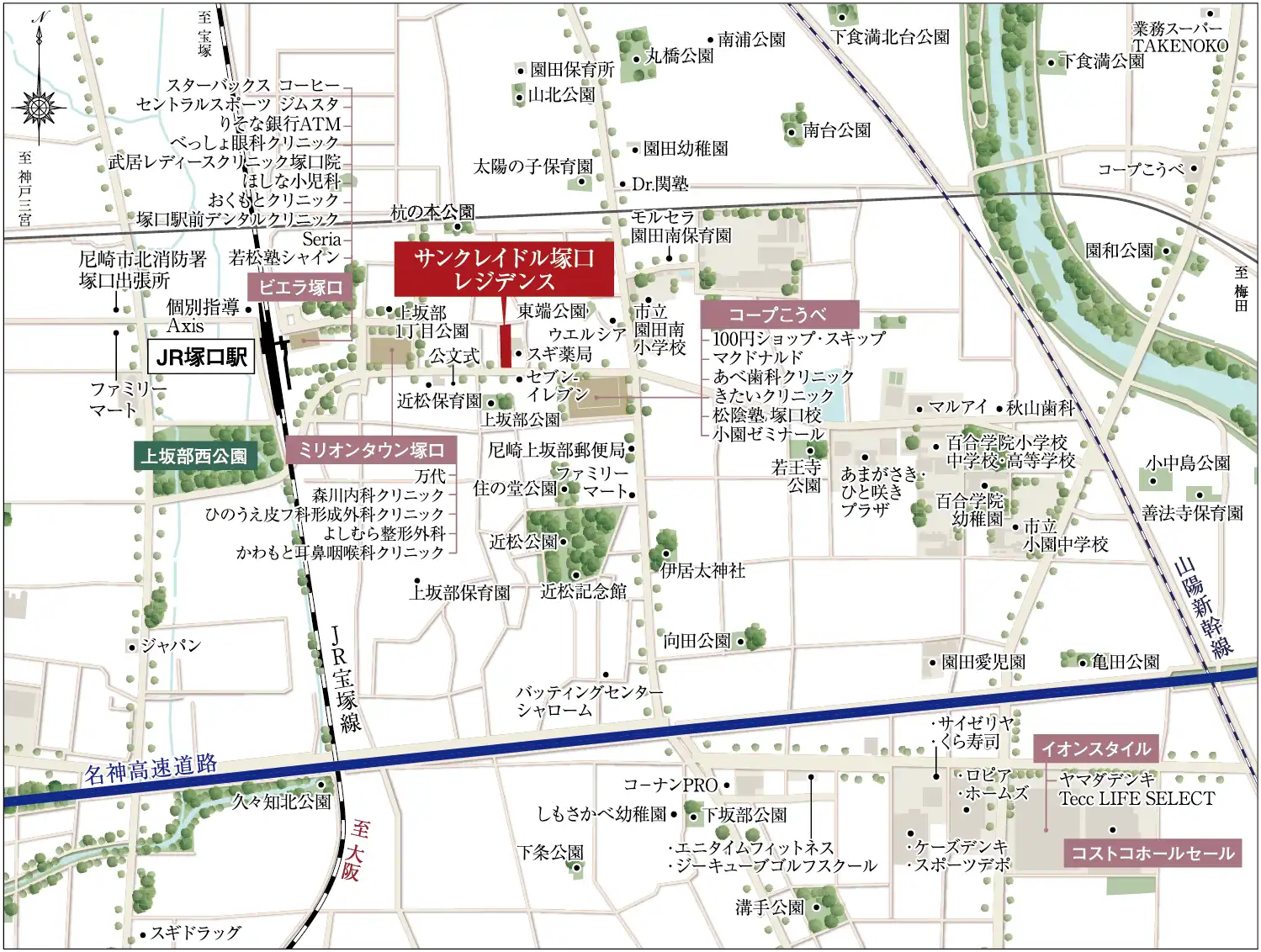 現地案内図